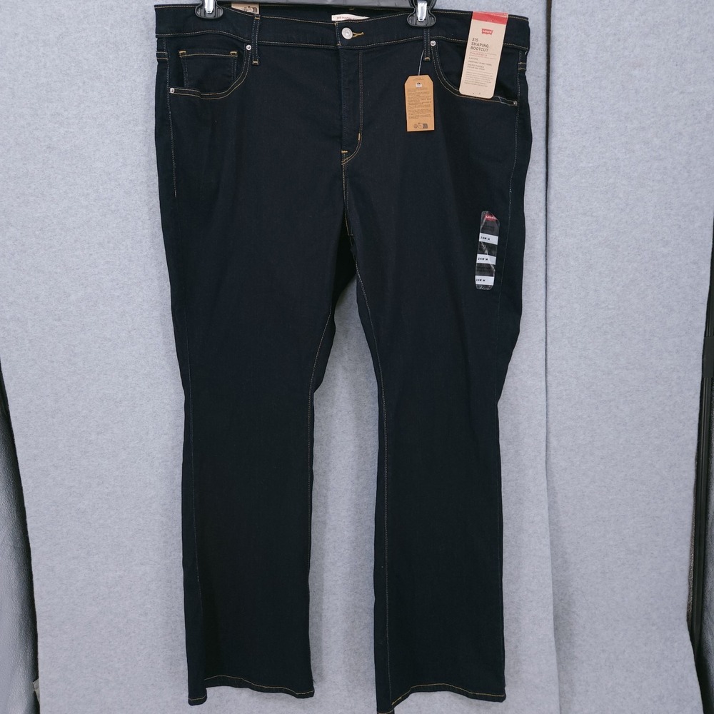 Levis 315 Shaping Bootcut Stretch Mid Rise Tummy Smoothing Jeans Womens 24WM NWT